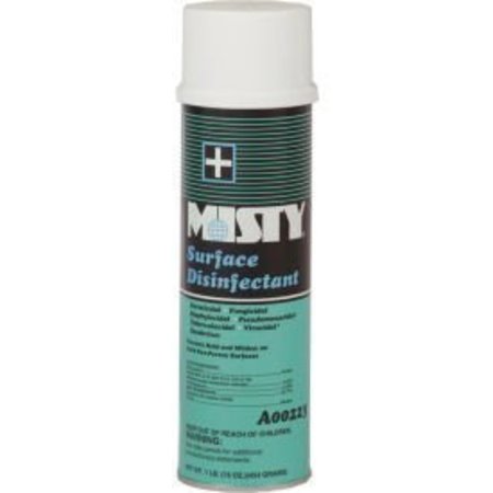 AMREP Misty Surface Disinfectant, 16 oz. Aerosol Can, 12 Cans 1001788